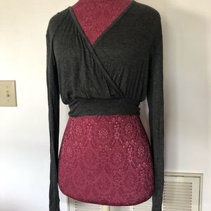 Forever21 long sleeve crop NWT